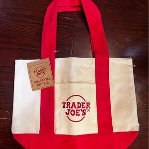 Trader Joe’s mini tote bag. New with tags.